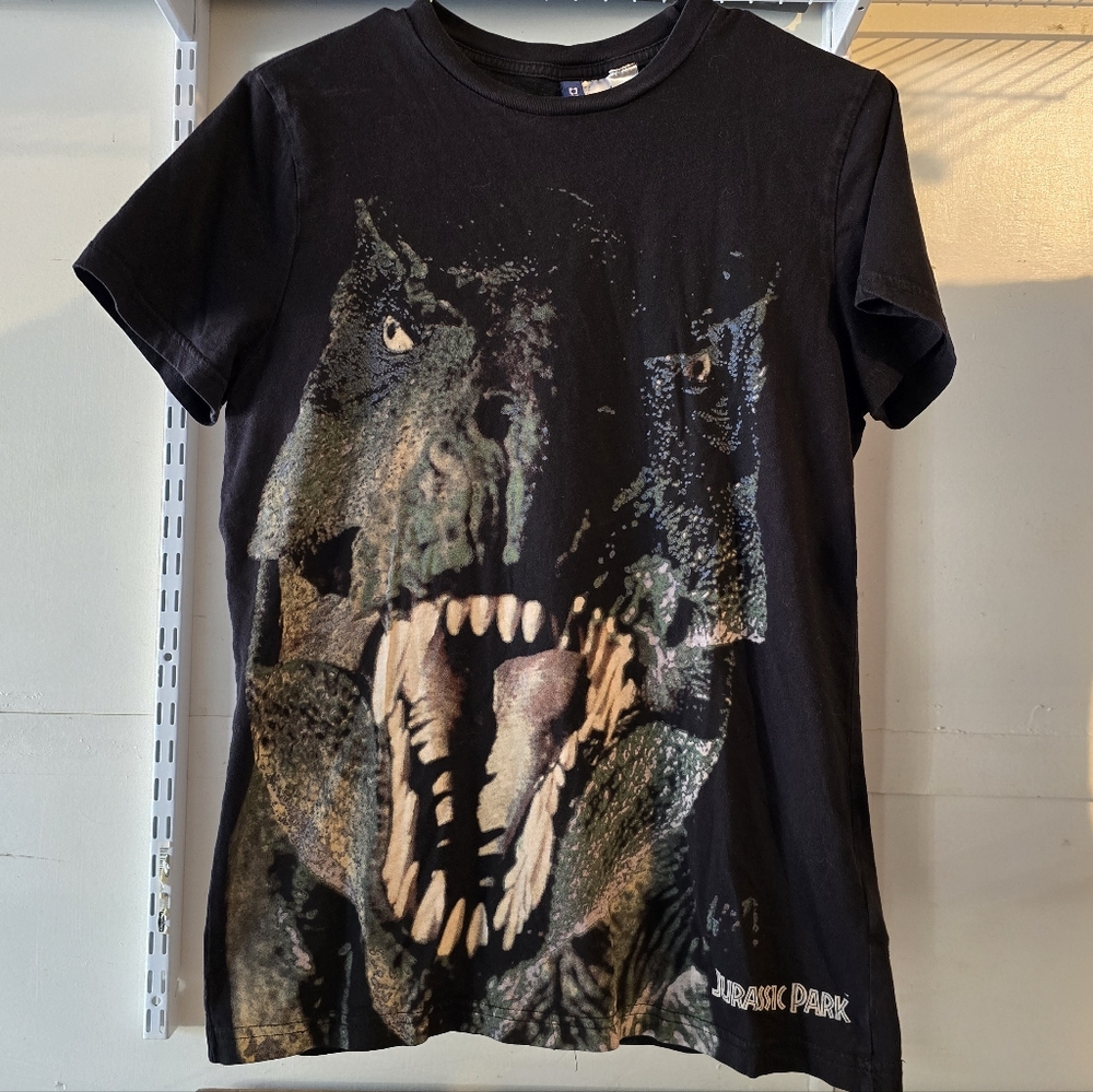 Jurassic Park Black Graphic Tee